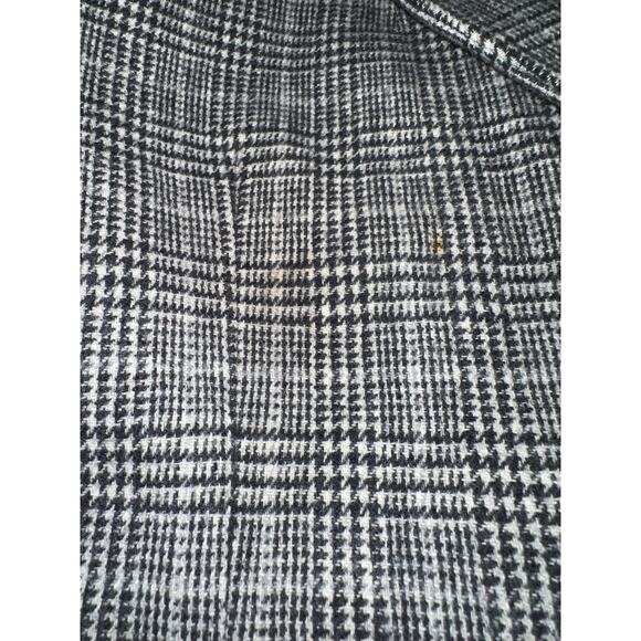 Pendleton Women’s Wool Blazer Gray Houndstooth 4 career work professional preppy - Picture 14 of 16